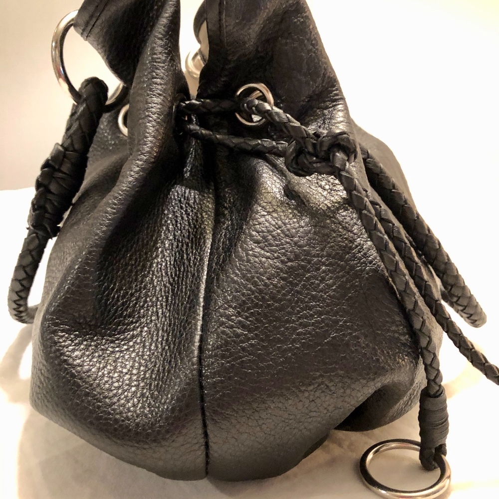 Elliott Lucca - Pebbled Cowhide Leather Satchel Shoulder Bag